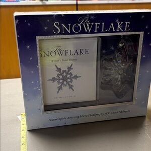 The Snowflake Book and Ornament Set